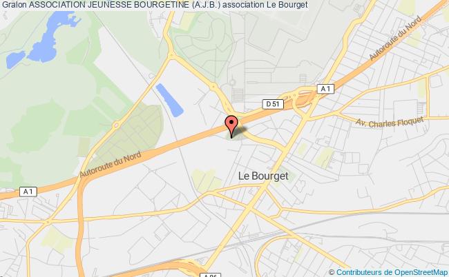 plan association Association Jeunesse Bourgetine (a.j.b.) Le Bourget