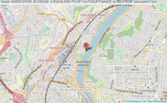 plan association Association Jeunesse Congolaise Pour L'autosuffisance Alimentaire Lyon 9e Arrondissement