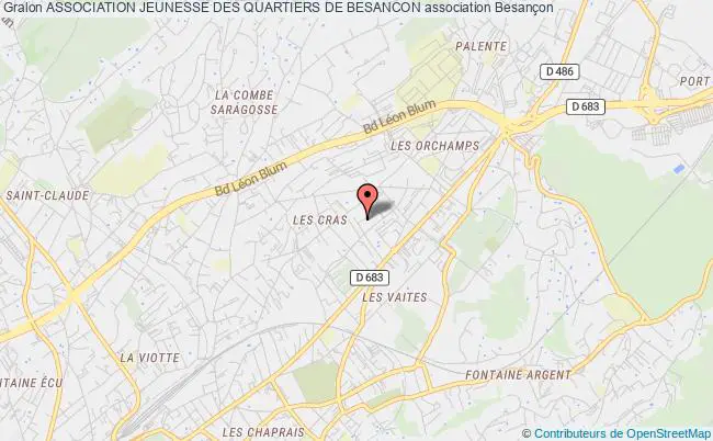 plan association Association Jeunesse Des Quartiers De Besancon Besançon