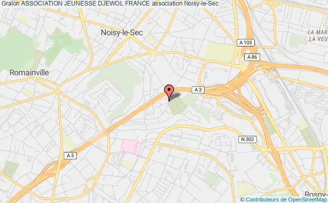 plan association Association Jeunesse Djewol France Noisy-le-Sec
