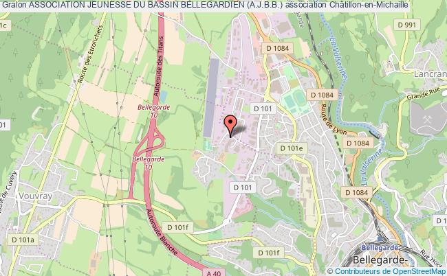 plan association Association Jeunesse Du Bassin Bellegardien (a.j.b.b.) Châtillon-en-Michaille