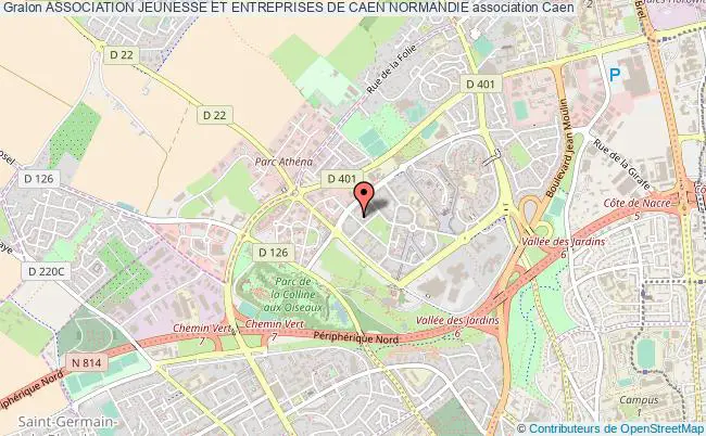 plan association Association Jeunesse Et Entreprises De Caen Normandie Caen cedex 9