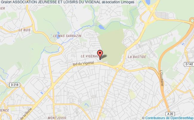plan association Association Jeunesse Et Loisirs Du Vigenal Limoges