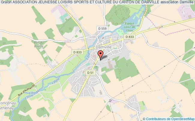 plan association Association Jeunesse Loisirs Sports Et Culture Du Canton De Damville Damville
