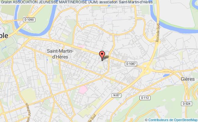 plan association Association Jeunesse Martineroise (ajm) Saint-Martin-d'Hères