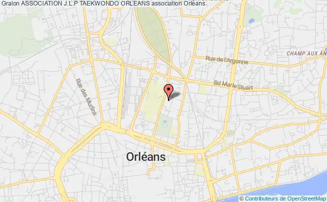 plan association Association J.l.p Taekwondo Orleans Orléans