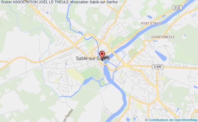 plan association Association Joel Le Theule Sablé-sur-Sarthe
