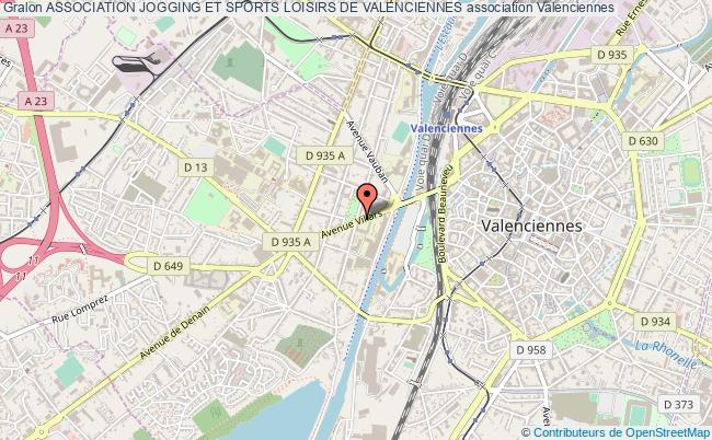 plan association Association Jogging Et Sports Loisirs De Valenciennes Valenciennes