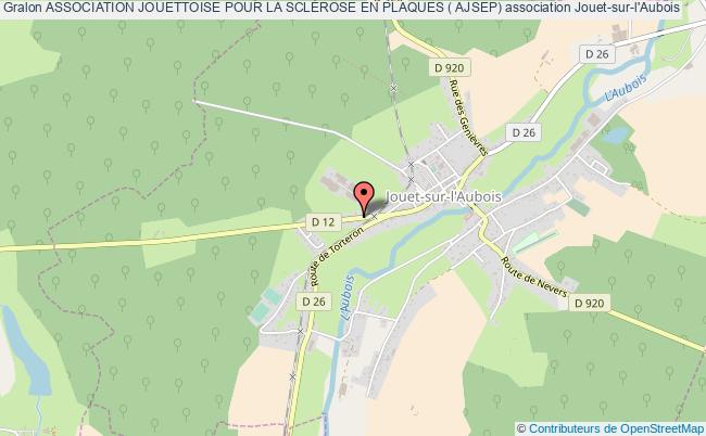 plan association Association Jouettoise Pour La SclÉrose En Plaques ( Ajsep) Jouet-sur-l'Aubois