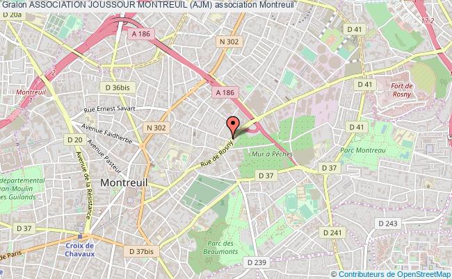 plan association Association Joussour Montreuil (ajm) Montreuil