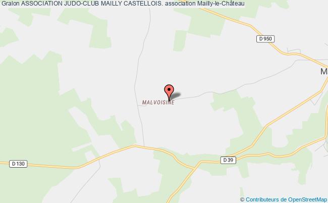plan association Association Judo-club Mailly Castellois. Mailly-le-Château