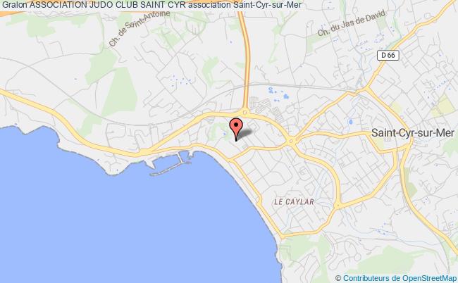 plan association Association Judo Club Saint Cyr Saint-Cyr-sur-Mer
