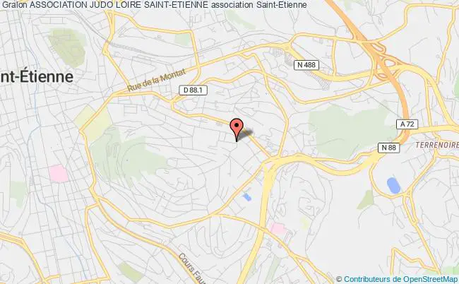 plan association Association Judo Loire Saint-etienne Saint-Étienne