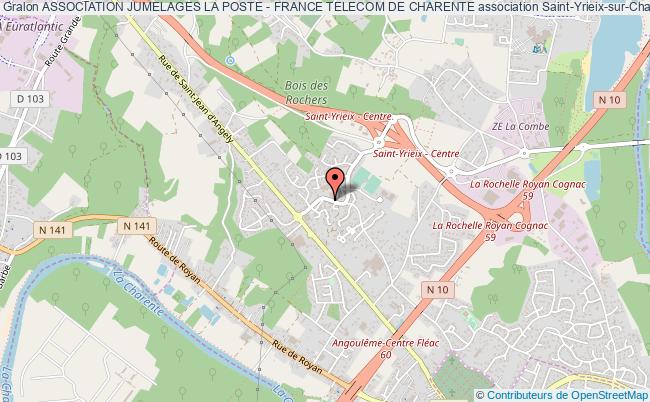 plan association Association Jumelages La Poste - France Telecom De Charente Saint-Yrieix-sur-Charente