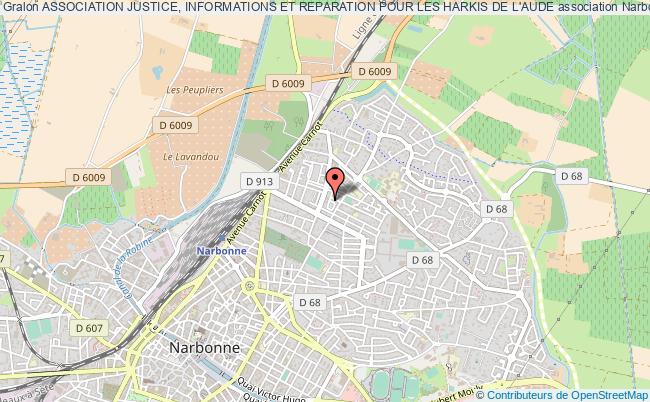 plan association Association Justice, Informations Et Reparation Pour Les Harkis De L'aude Narbonne