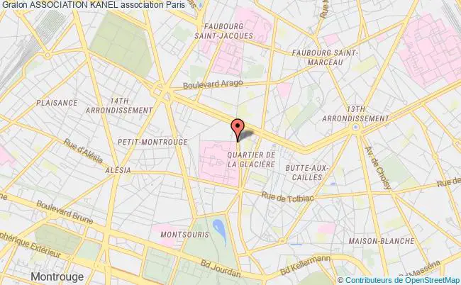 plan association Association Kanel Paris