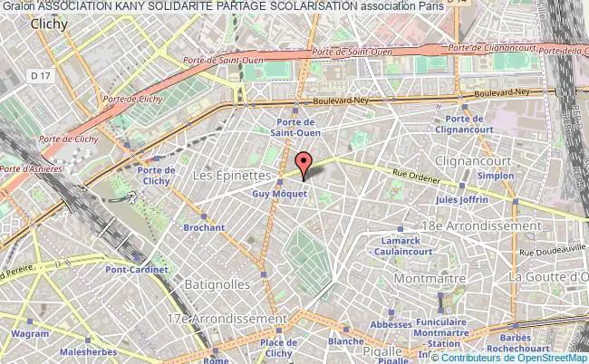 plan association Association Kany Solidarite Partage Scolarisation Paris