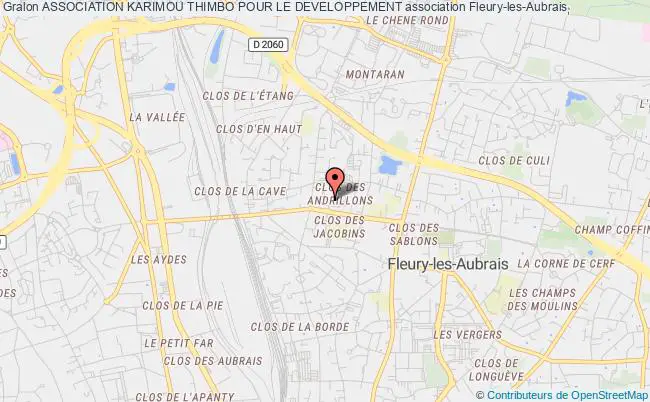 plan association Association Karimou Thimbo Pour Le Developpement Fleury-les-Aubrais
