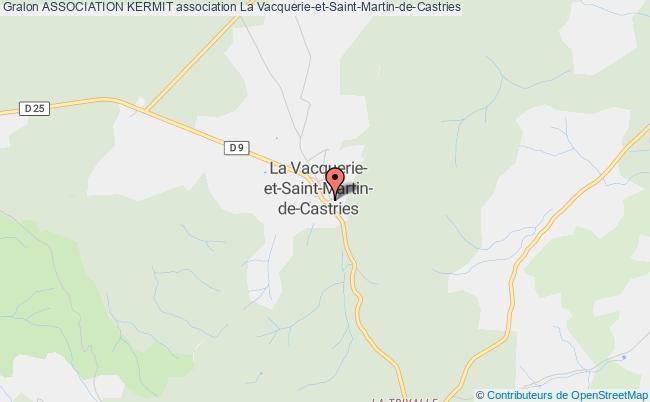 plan association Association Kermit La Vacquerie-et-Saint-Martin-de-Castries