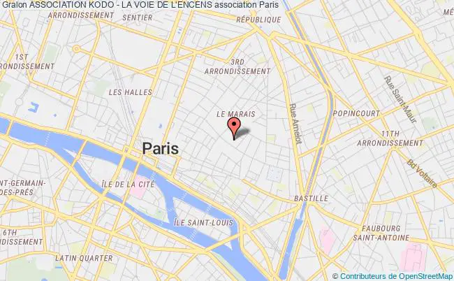 plan association Association Kodo - La Voie De L'encens Paris