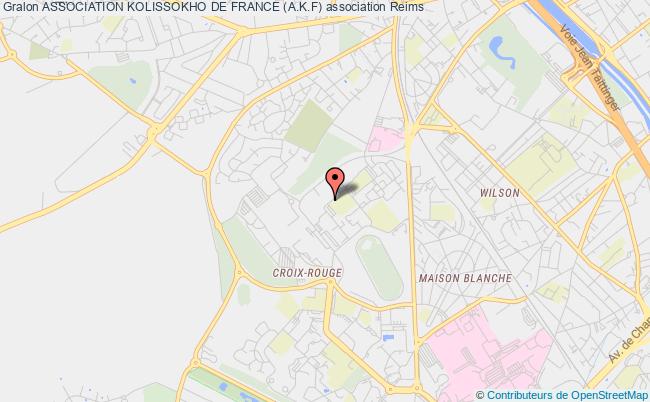 plan association Association Kolissokho De France (a.k.f) Reims