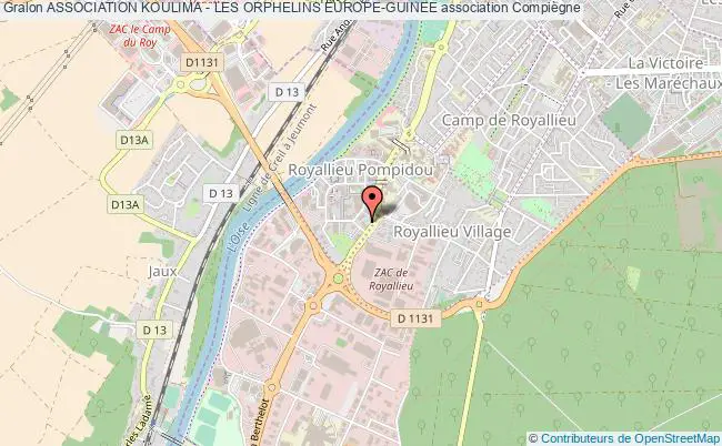 plan association Association Koulima - Les Orphelins Europe-guinee Compiègne
