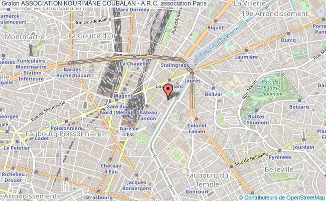 plan association Association KourÏmÂne Coubalan - A.r.c. Paris