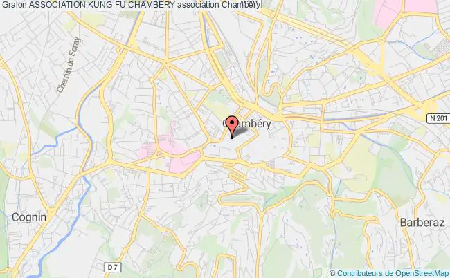 plan association Association Kung Fu Chambery Chambéry