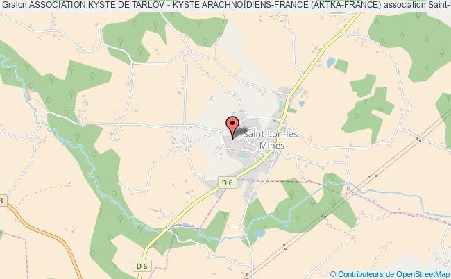 plan association Association Kyste De Tarlov - Kyste ArachnoÏdiens-france (aktka-france) Saint-Lon-les-Mines