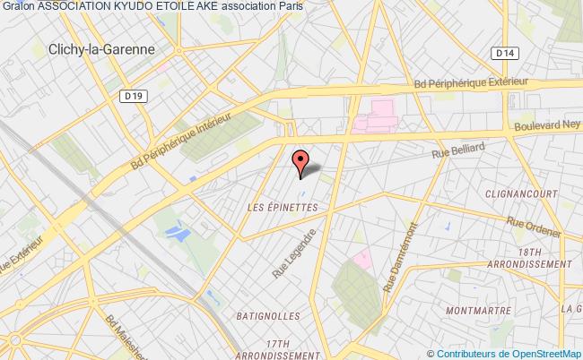 plan association Association Kyudo Etoile Ake Paris 17e