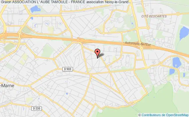 plan association Association L' Aube Tamoule - France Noisy-le-Grand