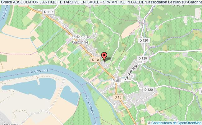 plan association Association L'antiquitÉ Tardive En Gaule - Spatantike In Gallien Lestiac-sur-Garonne