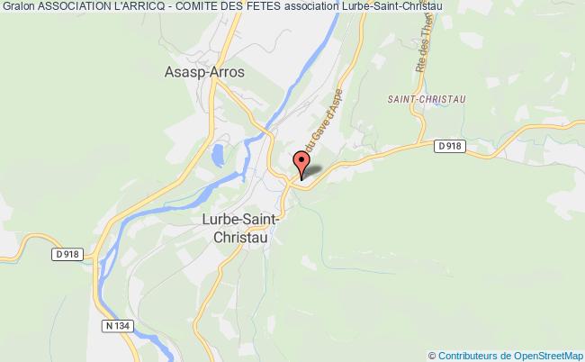 plan association Association L'arricq - Comite Des Fetes Lurbe-Saint-Christau