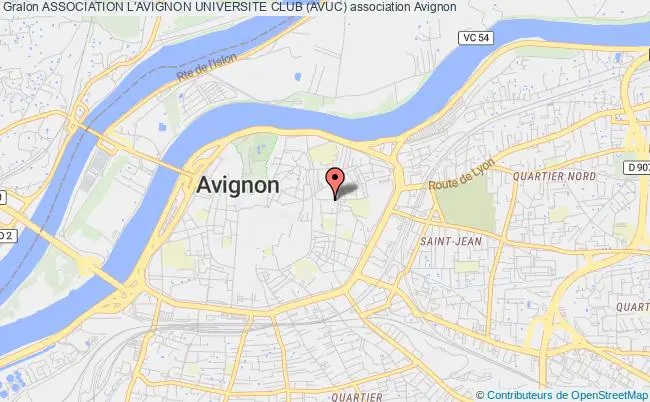 plan association Association L'avignon Universite Club (avuc) Avignon