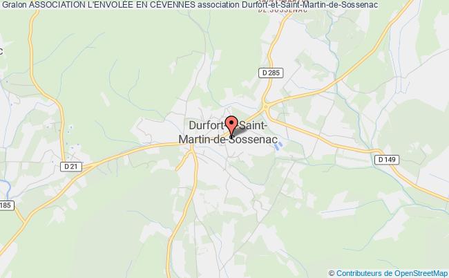 plan association Association L'envolÉe En CÉvennes Durfort-et-Saint-Martin-de-Sossenac