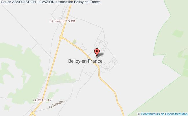 plan association Association L'Évazion Belloy-en-France