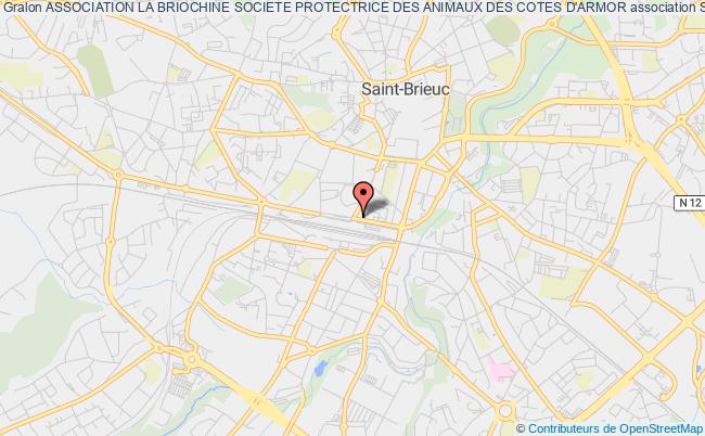 plan association Association La Briochine Societe Protectrice Des Animaux Des Cotes D'armor Saint-Brieuc