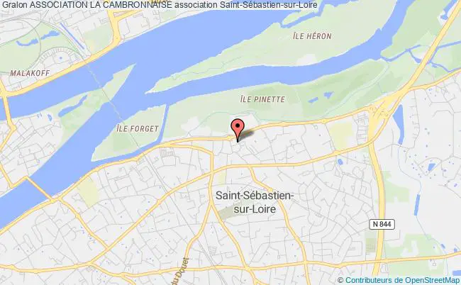 plan association Association La Cambronnaise Saint-Sébastien-sur-Loire