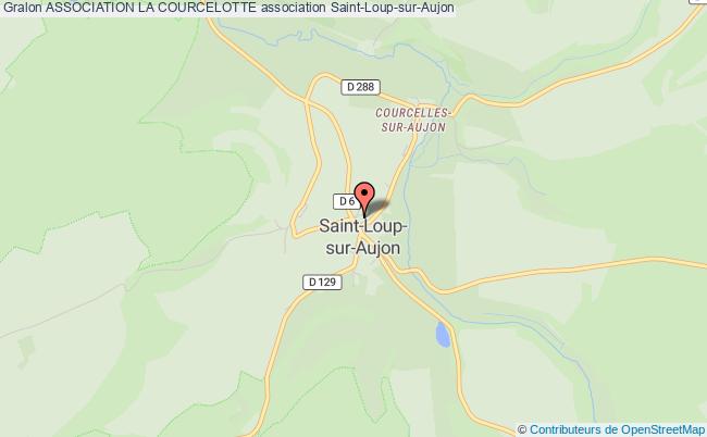 plan association Association La Courcelotte Saint-Loup-sur-Aujon