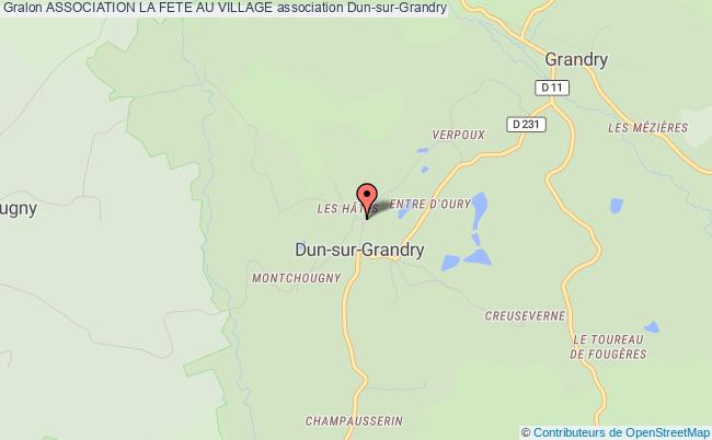 plan association Association La Fete Au Village Dun-sur-Grandry