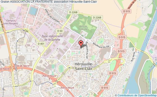 plan association Association La Fraternite Hérouville-Saint-Clair