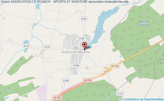 plan association Association La Jacmich' - Sports Et Aventure Andouillé-Neuville