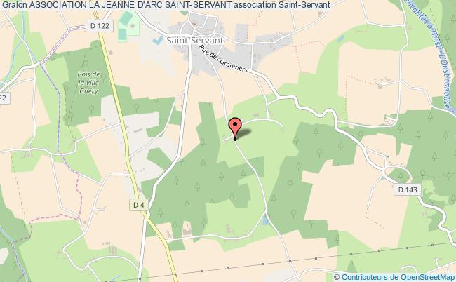 plan association Association La Jeanne D'arc Saint-servant Saint-Servant