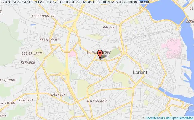 plan association Association La Litorne Club De Scrabble Lorientais Lorient
