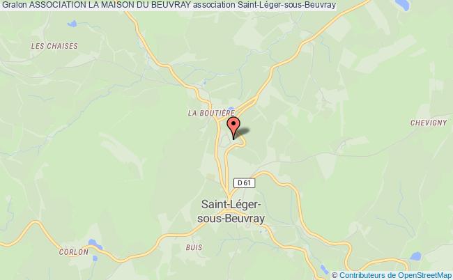 plan association Association La Maison Du Beuvray Saint-Léger-sous-Beuvray