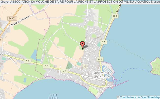 plan association Association La Mouche De Saire Pour La Peche Et La Protection Du Milieu  Aquatique Saint-Vaast-la-Hougue