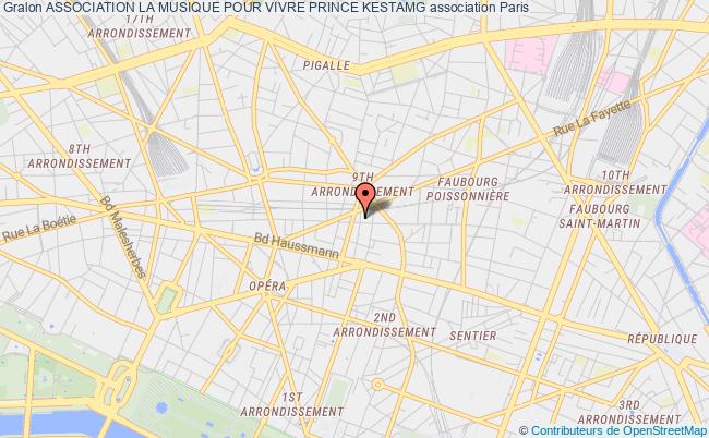 plan association Association La Musique Pour Vivre Prince Kestamg Paris