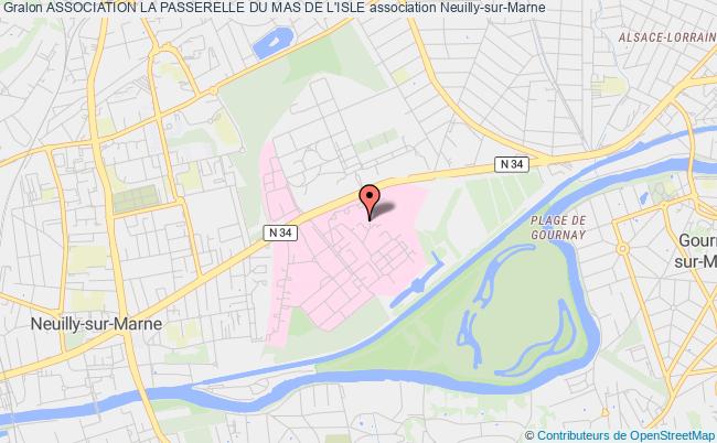 plan association Association La Passerelle Du Mas De L'isle Neuilly-sur-Marne