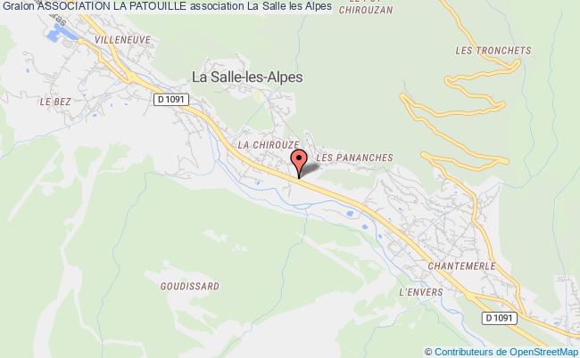 plan association Association La Patouille Salle-les-Alpes