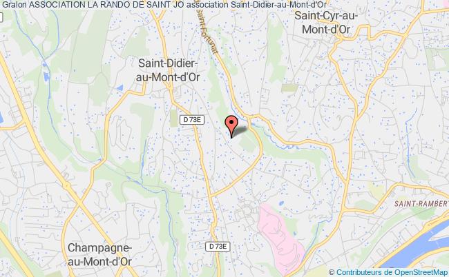 plan association Association La Rando De Saint Jo Saint-Didier-au-Mont-d'Or
